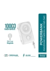 Force Pw25 10000mah 22.5w Kendinden Kablolu Magsafe Powerbank - Kablosuz Mini Şarj Cihazı - Dijital Ekran - Taşınabilir Şarj Cihazı