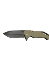 Fst4002b Gri Taktikal Kamp Çakı 20cm- Yarı Otomatik, Kemerlikli