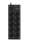 Ftr14 Type-c Girişli Akım Korumalı 10’lu Priz, 3 Usb
