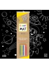 Funny Mat Black Uzay (Tebeşirli)