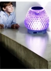 G5 Kristal Şarjlı Masa Lambası - 7 Renk Gece Lambası ve Bluetooth Hoparlör