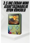 Game Box Oyun Konsolu 500 Retro Oyunlu Mini Taşınabilir 3 İnç