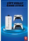 Game Stick 4K Retro Çift Kollu Atari Oyunlari +20000 Oyunlu Konsol Nostalji