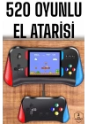 Gamepad Joystick 500 Oyunlu Retro Oyun Konsolu Tv Bağlantı Özellikli 2 Kişilik Destekli