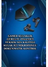 Gamer Kulaklık ve Çok Kordonlu Akıllı Saat Gürültü Önleyici GPS Desteği