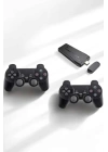 Gaming Atari 2.4g Uyumlu Kablosuz Çift Kol Game Stick