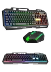 Gaming Oyuncu Klavyesi Led Aydınlatmalı Mekanik Hisli