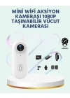 Geniş Açı Lensli WiFi Spor ve Vlog Kamerası