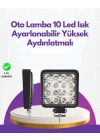 Geniş Aydınlatma Açılı LED Araç Farı | İş Makineleri ve Gece Sürüşü İçin