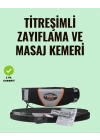 Geniş Bel Uyumluluğu Sunan Esnek Vücut Masaj Kemeri