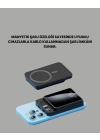 Gerçek Zamanlı Güç Göstergeli Manyetik USB-C Taşınabilir Powerbank