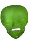 Ghoulish Productions Green Alien Mask 45x30 Cm ( Uzaylı )