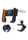 Gidon Bağlantılı Bisiklet Motosiklet İçin Esnek Abs 4-7.8″ İnç Telefon Tutucu 360° Dönebilen Tasarım