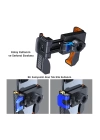Gidon Bağlantılı Bisiklet Motosiklet İçin Esnek Abs 4-7.8″ İnç Telefon Tutucu 360° Dönebilen Tasarım