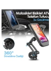 Gidon Bağlantılı Su Geçirmez Mıknatıslı Motorsiklet Telefon Tutucu