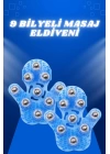 Giyilebiilir Masaj Eldiveni 9 Bilyeli Tüm Vücut Masajına Uygun