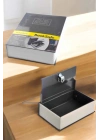 Gizli Kasa İngilizce Sözlüğü Kitap Görünümlü Anahtarlı Gizli Mini Çelik Kasa Kilitli