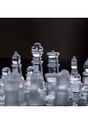 Glass Chess Cam Satranç Takımı (20 Cm X 20 Cm)