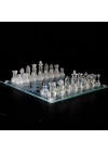 Glass Chess Cam Satranç Takımı (20 Cm X 20 Cm)