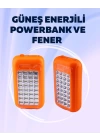 Gold Silver GS-875 Outdoor Powerbank & Işıldak – Güneş Paneli, 32 LED, 10000 mAh, Çift Çıkış