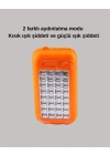 Gold Silver GS-875 Outdoor Powerbank & Işıldak – Güneş Paneli, 32 LED, 10000 mAh, Çift Çıkış