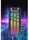 Gts-1852 Taşınabilir Rgb Ledli Bluetooth Hoparlör Usb-tf Siyah