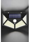 Güneş Enerjili Bahçe Aydınlatma Lambası Solar 100 Led Lamba