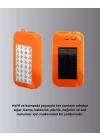 Güneş Paneli ile Şarj Olan 32 LED’li Powerbank Cihazı