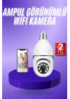 Güvenlik Kamerası Wi-Fi Özellikli 360 Derece Full Hd 1080p Ampül Kamera