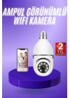 Güvenlik Kamerası Wi-Fi Özellikli 360 Derece Full Hd 1080p Ampül Kamera