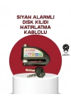 Güvenlik Sensörlü Alarmlı Disk Kilidi Motosiklet ve Bisiklet İçin