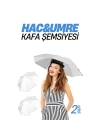 Hac Umre Kafa Şemsiyesi Güneş Koruma Şemsiyesi 2 adet