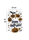 Halloween Temalı Balkabaklı Duvar Sticker Seti