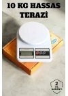 Hassas Terazi 10 kg Kapasiteli, Yüksek Hassasiyetli Dijital Mutfak Tartısı