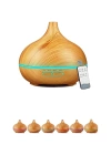 Hava Nemlendirici 7 Led Işıklı Aromatik Oda Kokusu 550 Ml Kahve Aroma Difüzörü Buhar Makinası