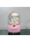 Hello Kitty Işıklı Müzikli Kar Küresi Orta Boy Alk3042