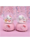 Hello Kitty Işıklı Müzikli Kar Küresi Orta Boy Alk3047