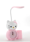 Hello Kitty Masa Lambası Saat Ve Kalemlik Alk2584