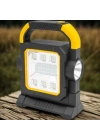 HelloCloud Şarjlı Solar LED Çalışma Işığı | USB Çıkışlı Taşınabilir Projektör a