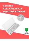 Hızlı Soğutma Özellikli Paslanmaz Metal Buz Küpü Takımı