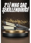 İkili Wag Maşa Saç Şekillendirici Seramik Kaplama Isı Ayarlı
