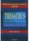 İngilizce Eş Anlamlı Kelimeler Sözlüğü-Thesaurus