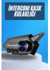 Intercom Bluetooth Kulaklık Kask Kulaklığı ANC Özelliği Yüksek Ses Kaliteli