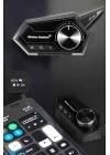 Intercom Kask Kulaklığı ANC Özelliği Yüksek Ses Kaliteli Bluetooth Kulaklık