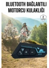 İnterkom Intercom Kask Kulaklık Bt22 Bluetooth Motosiklet Kulaklık 5.0 Bluetooth