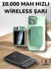 iOS Uyumlu 22.5W Hızlı Şarj Magsafe Powerbank Dijital Göstergeli 10.000 mAh