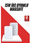 İOS Uyumlu Magsafe Kablosuz 15w Şarj Powerbank Magesafe