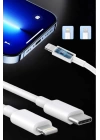 Iphone İOS Uyumlu Hızlı Şarj Kablosu Type C To Lightning 12 13 14 15 Pro Max