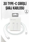 Iphone Uyumlu İOS Uyumlu Lightning Hızlı Şarj Tye C Lightning Şarj Kablosu