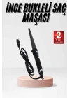Isı Ayarlı 19MM Saç Maşası Belirgin Bukleler İnce Maşa Seramik Kaplama